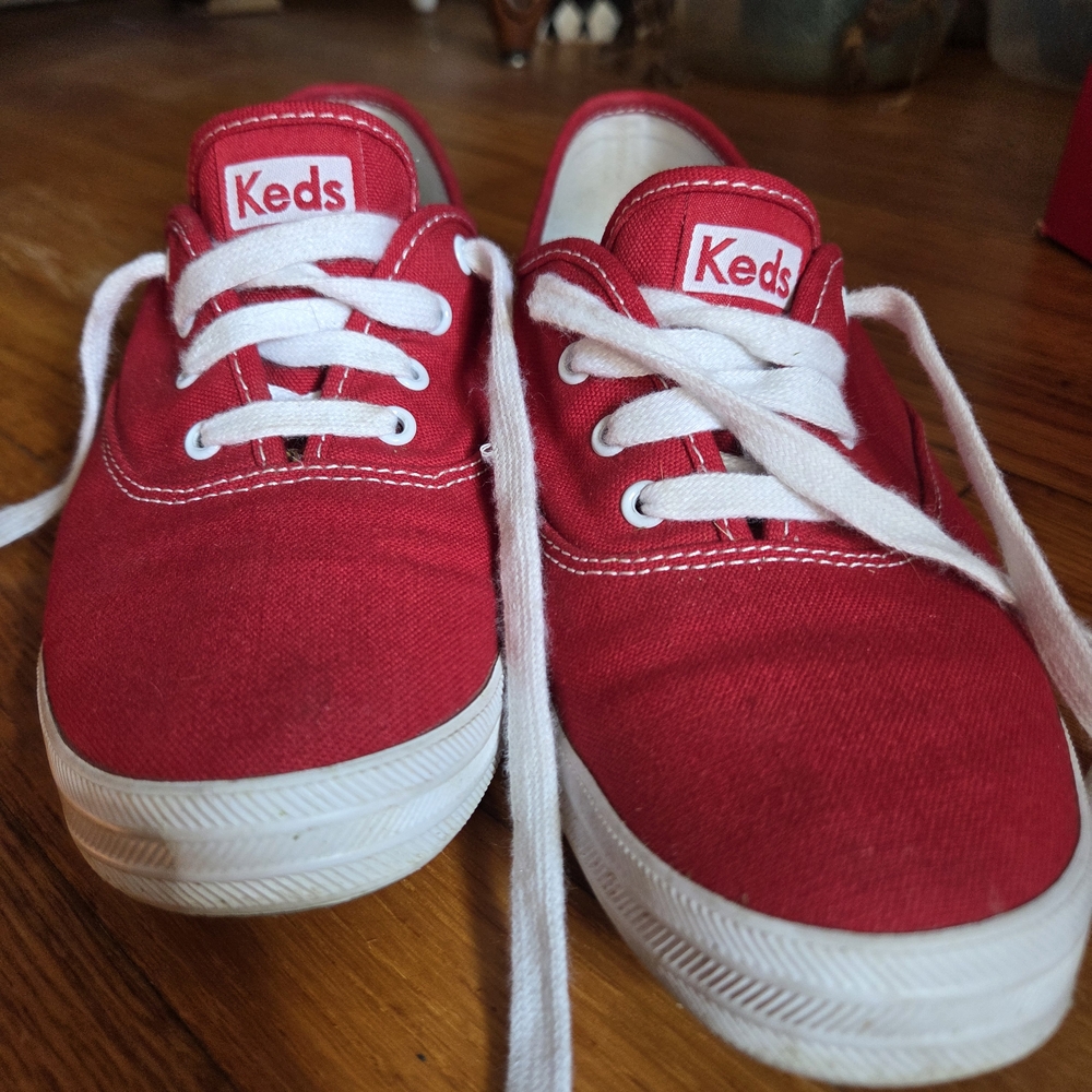 Keds Red Canvas Sneakers